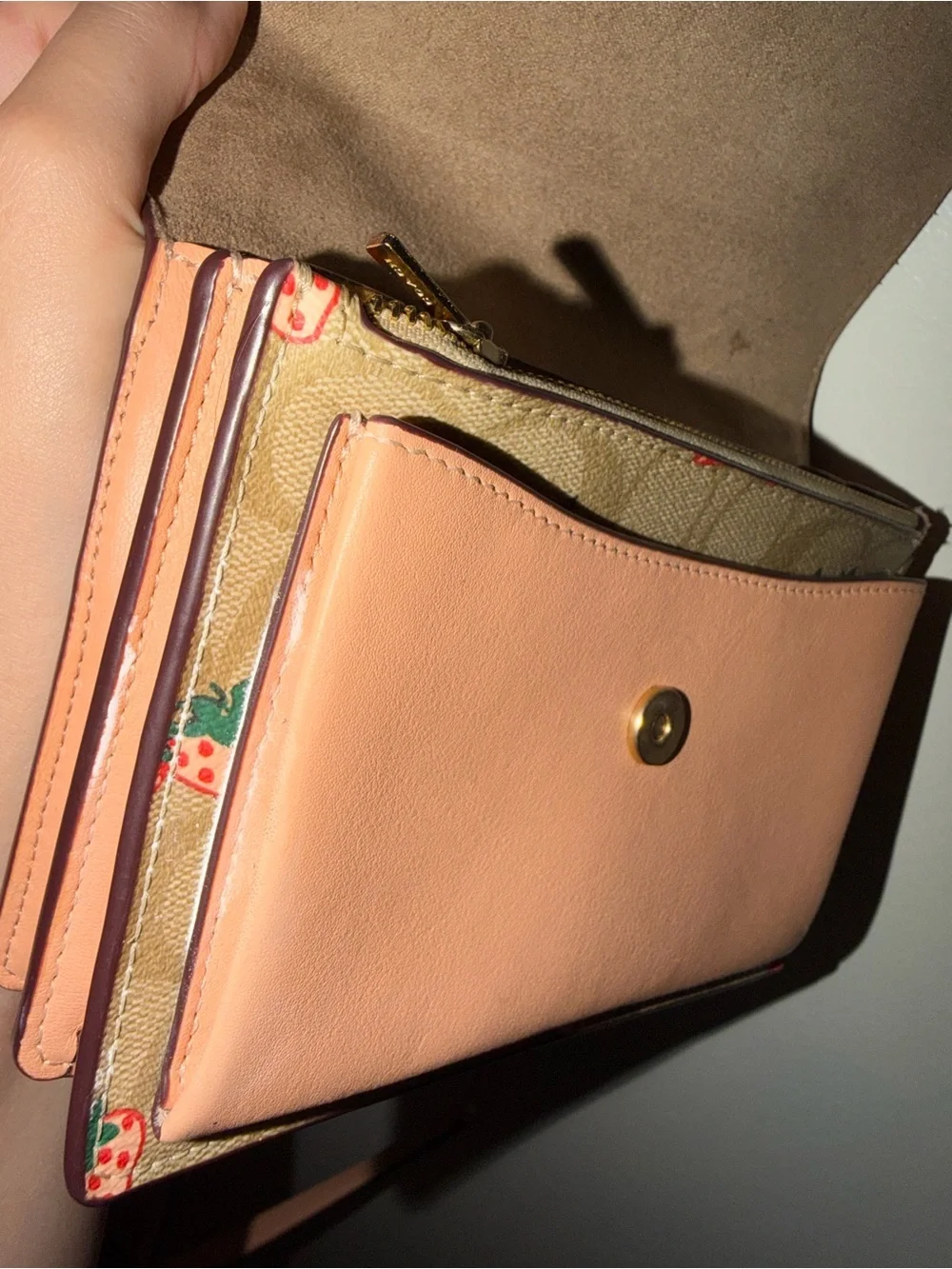 Coach strawberry print